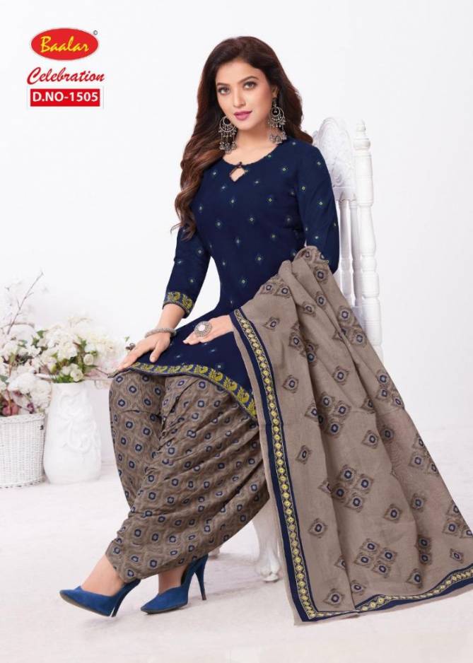 Baalar Celebration Patiala Special 15 Fancy Casual Daily Wear Cotton Dress Material Collection