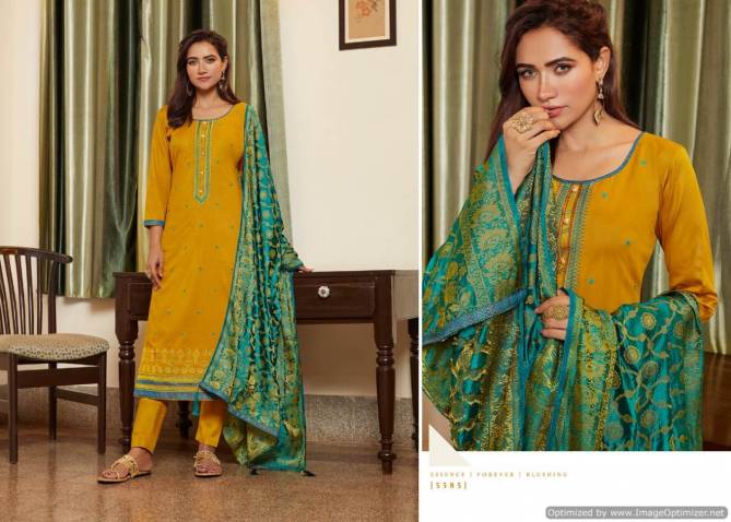 Kessi Asopalav 15 Latest Designer Festive Wear Jam Silk Embroidery Work Salwar Suit Collection With Banarasi Silk Dupatta 
