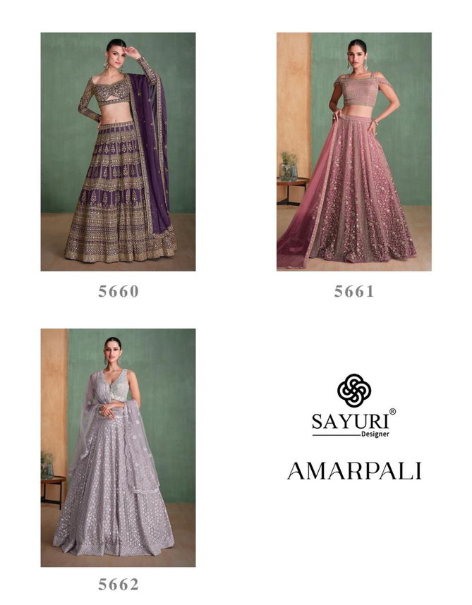 Amarpali By Sayuri Designer Georgette Lehenga Choli Wholesale Online