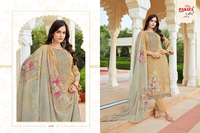 Arwah Vol 46 By Pakiza Royal Crepe Dress Material Orders In India