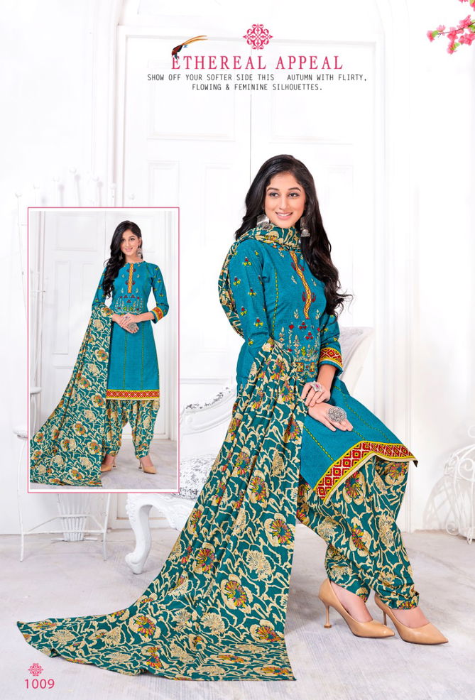 Bindee Creation Kudi Patiyala Latest pure Cotton Printed Dress Material 