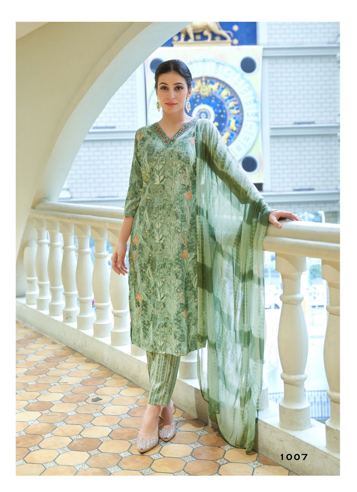 Padma Vol 1 By Mystic 9 Foil Printed Kurti With Bottom Dupatta Online Wholesale