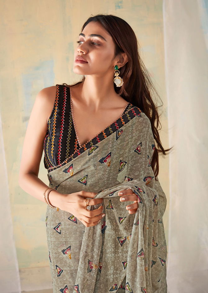 Sadi By Rajyog Georgette Fancy Saree Catalog