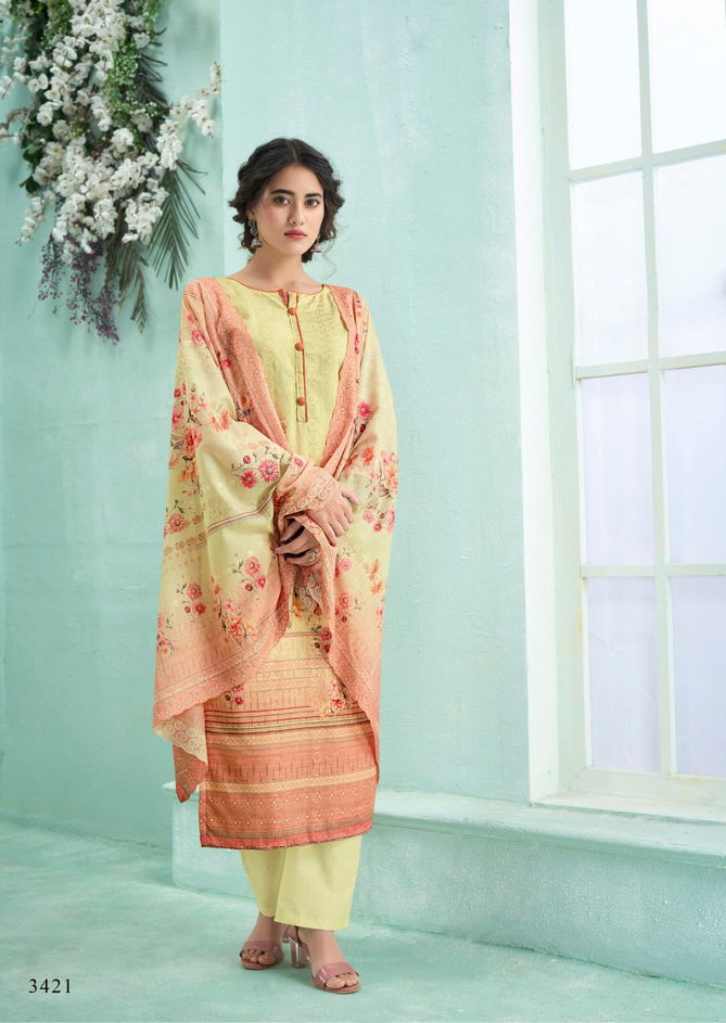 Karma Azaa 5 Printed Designer Jam Cotton Casual Wear Dress Material Collection