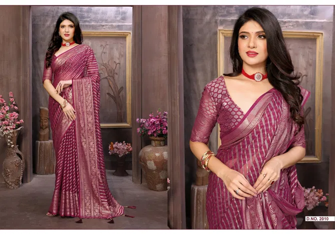 Shaligram Vol 2 By Sirona Dull Moss Brasso Sarees Exporters In India