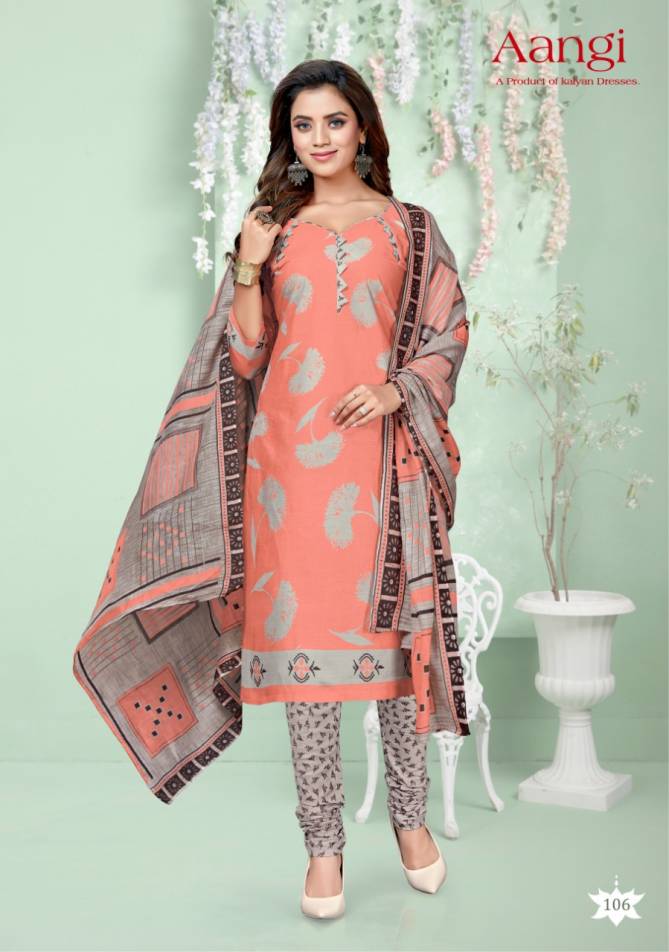 Kalyan Aangi Vol 1 Latest Designer Casual Wear Pure Cotton Dress Material Collection 