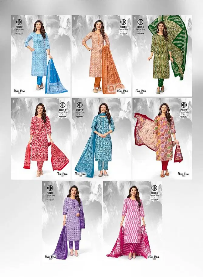 New Era Vol 1 By Deeptex Cotton Readymade Suit Exporters In India