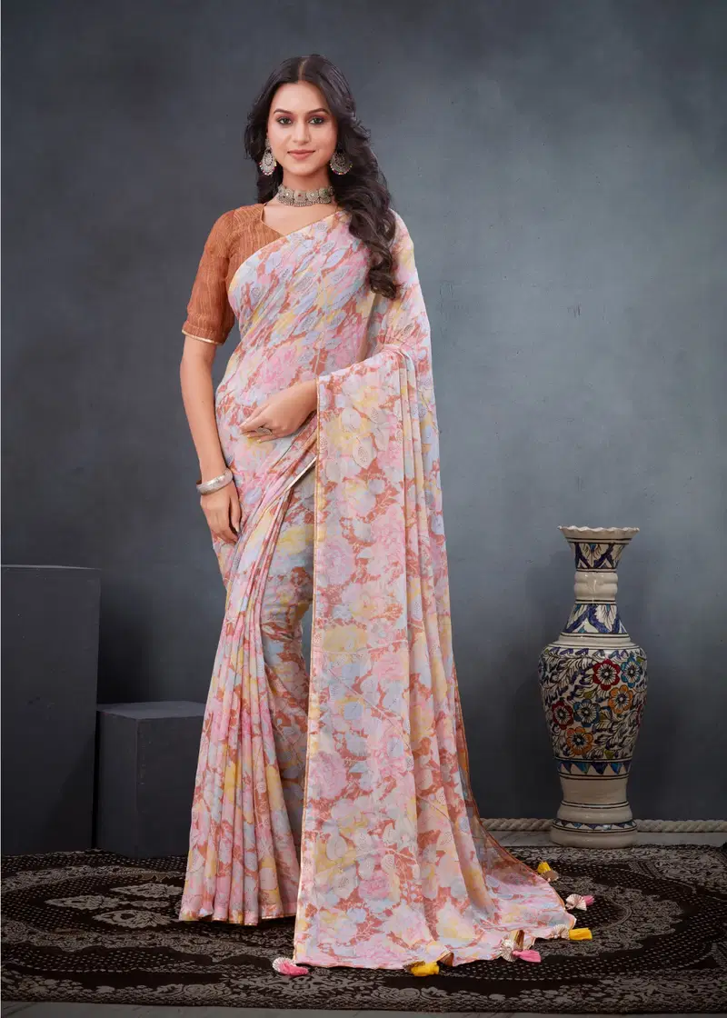 Dena By Stavan Daily Wear Fancy Saree Suppliers In India