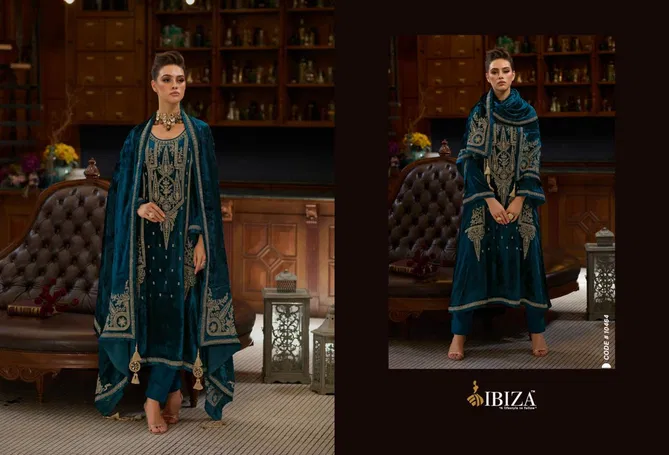 Rang Reza By Ibiza Velvet Embroidered Salwar Kameez Orders In India