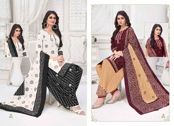 Pragya Patiyala Special 6 Casual Wear Cotton Printed Dress Material Collection
