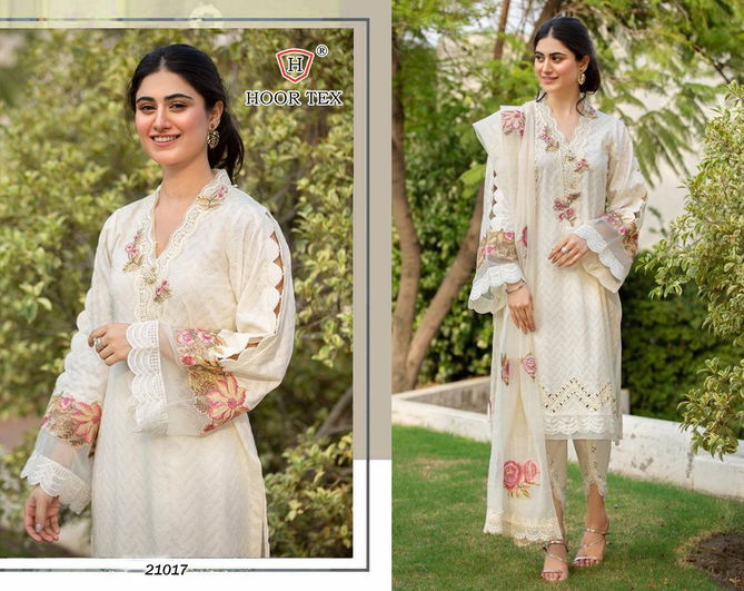 HOOR TEX LAWN VOL-1 Latest Fancy Designer Festive Wear Heavy Lawn Cotton Pakistani Salwar Suit Collection 