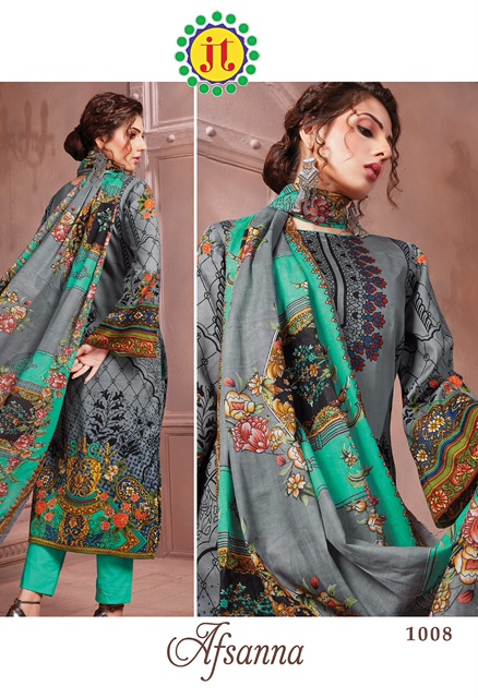 Jt Afsana Latest Fancy Designer Regular Casual Wear Printed Cotton Dress Material Collection
