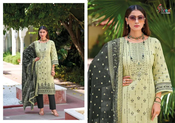 Bin Saeed Lawn Collection Vol 15 By Shree Cotton Pakistani Suit Wholesalers In Delhi