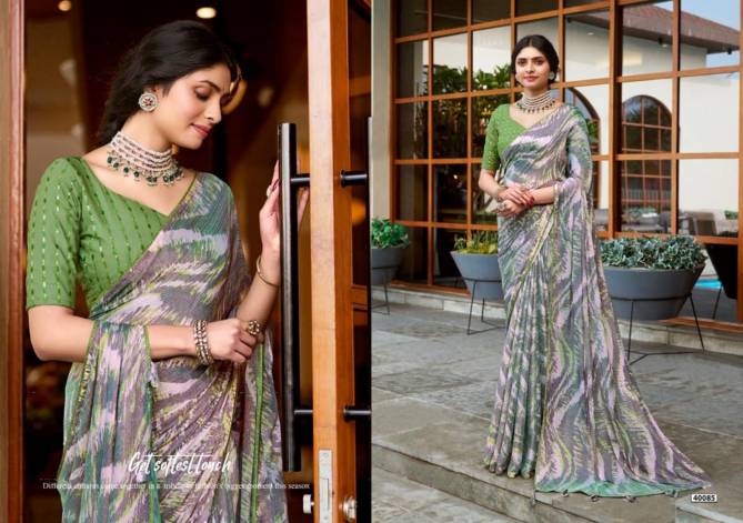 Haritima By 5D Designer Soft Pattern Printed Sarees Wholesale Price In Surat