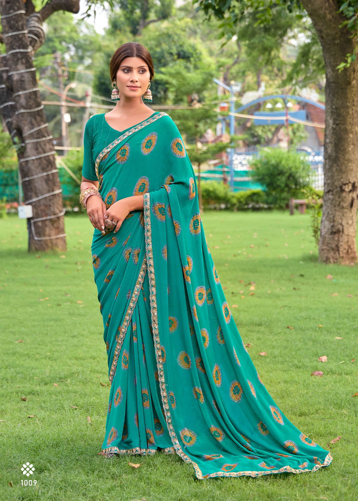 Bandhan By Stavan Weightless Embroidered Sarees Wholesale In India