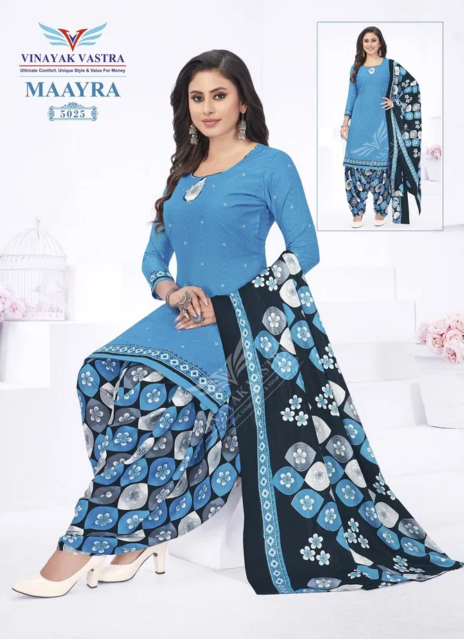 Vinayak Vastra Maayra Vol 2 Printed Dress Material Catalog
