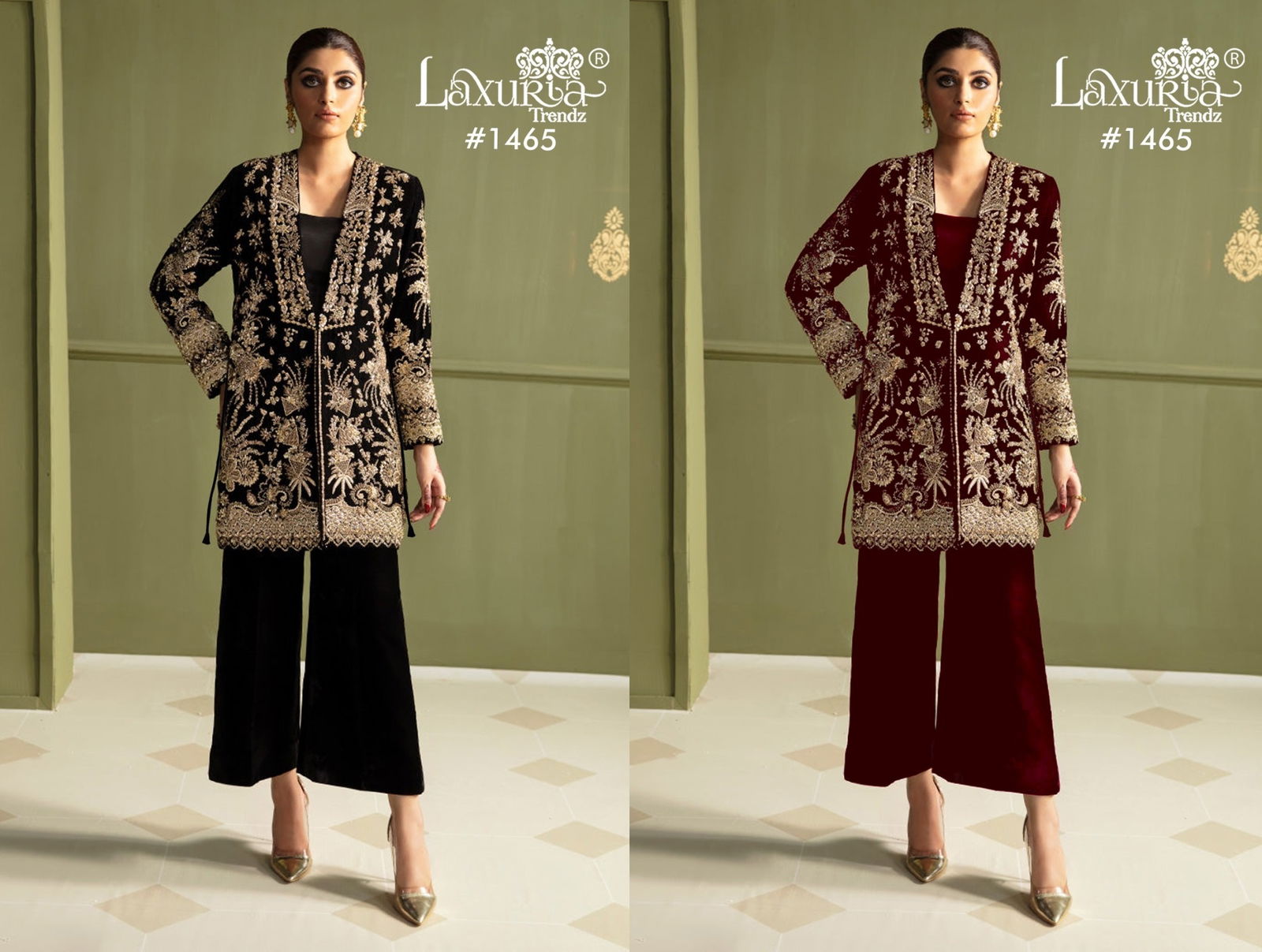 1465 By Laxuria Trendz Kurti With Bottom Wholesale In Delhi