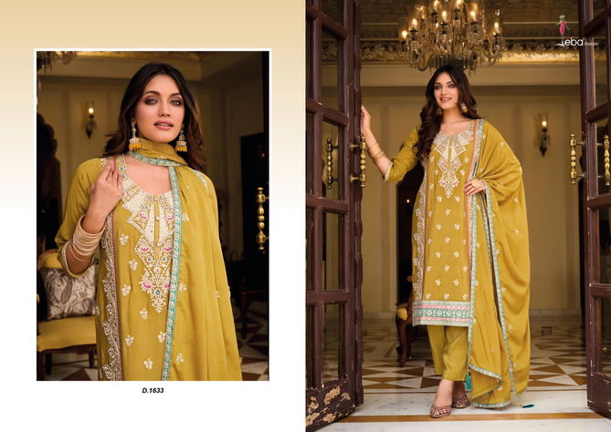 Ayat By Eba Chinon Heavy Embroidery Designer Salwar Suits