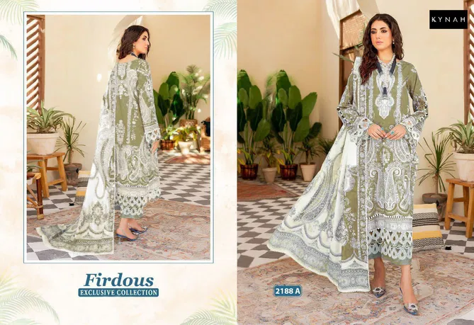 Kynah 2188 By HR Cotton Wholesale Pakistani Suits Supplliers In Mumbai