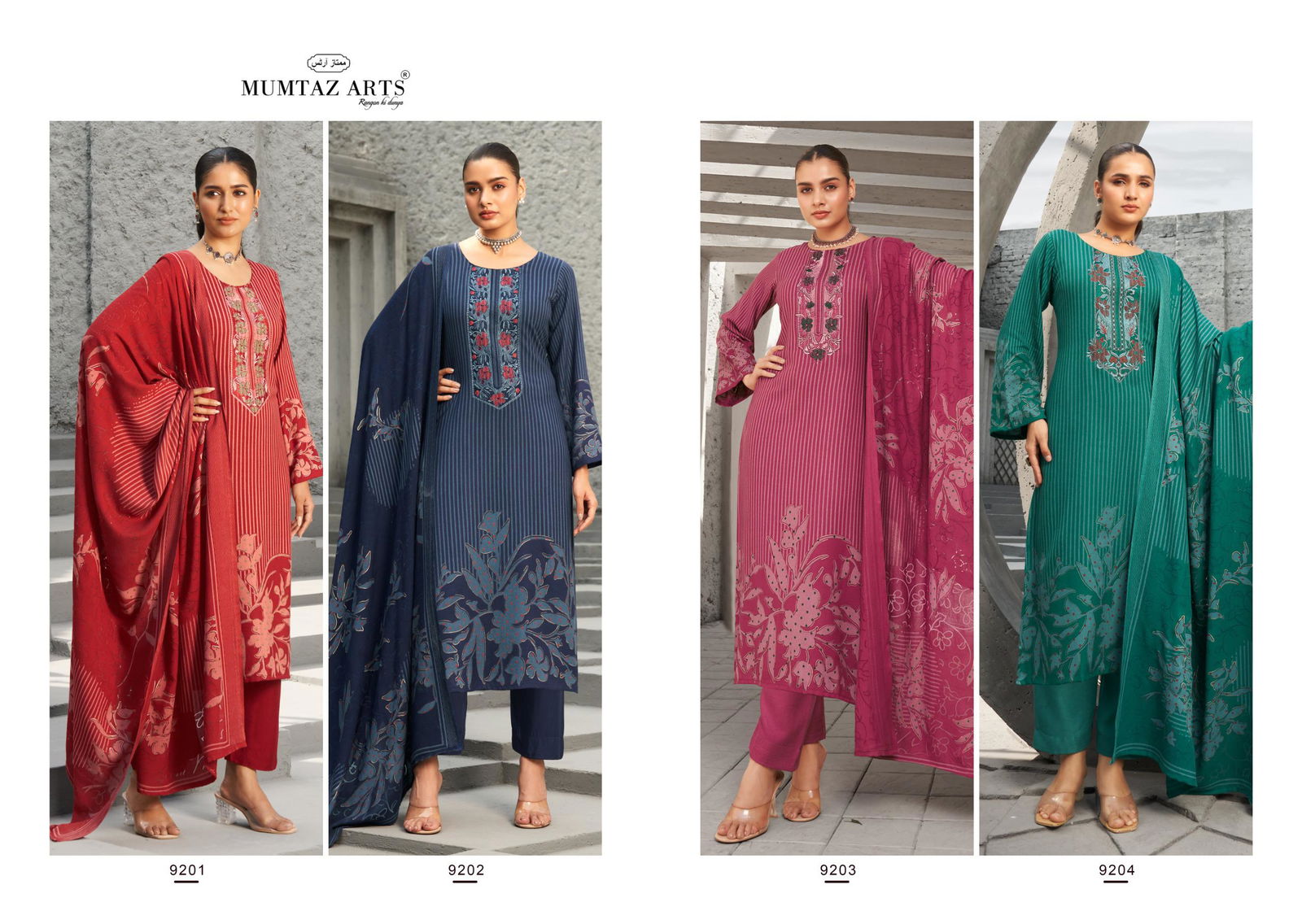 Zohra By Mumtaz Pashmina Printed Dress Material Orders In India