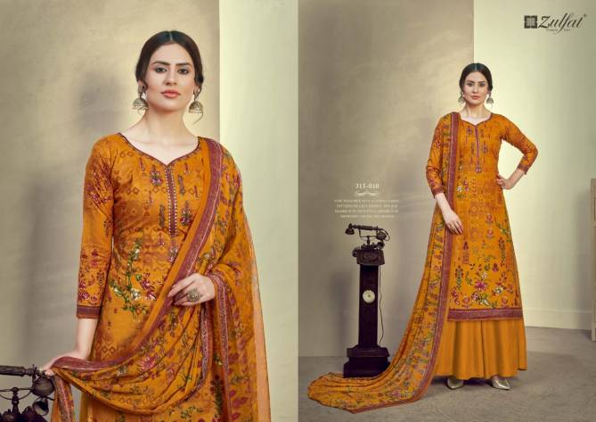 Zulfat Aakruti 2 Digital Printed Designer Pure Cotton Casual Wear Dress Material Collection
