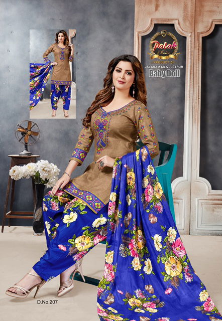 Palak Baby Doll Vol 2 Latest Designer Pure Printed Cotton Dress Material Collection