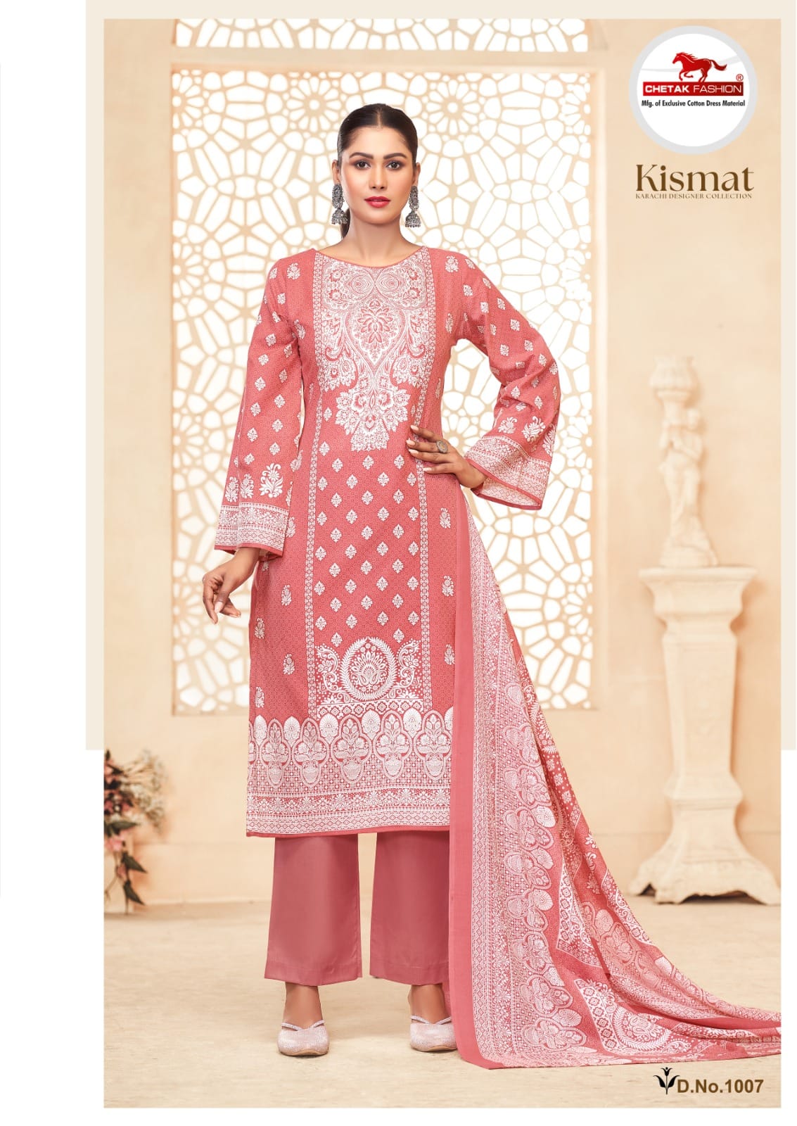 Kismat Vol 1 By Chetak Lawn Cotton Dress Material Orders In India