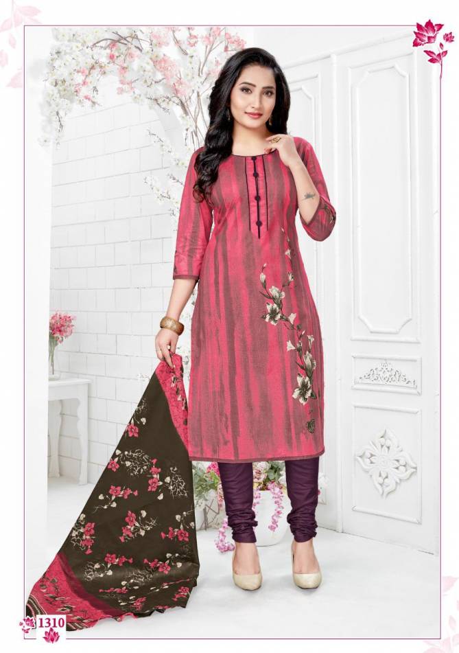 Cotton Pluse Heena 13 Regular Casual Wear Printed Cotton Dress Material Collection
