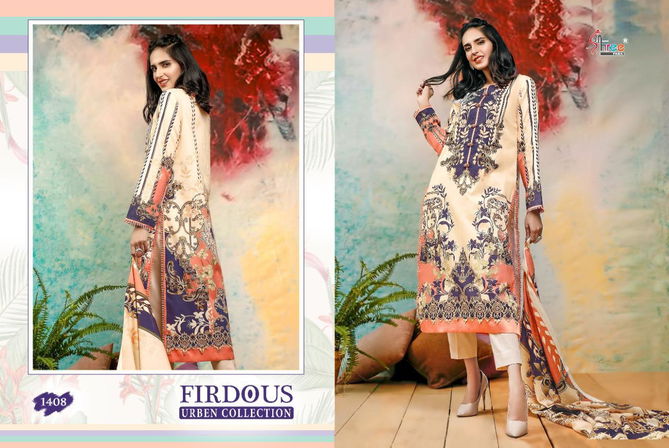 Shree Fab Firdous Urban Collection Of Latest Designer Printed Cotton Pakistani Salwar Suit 