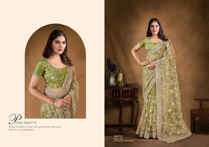 Tarini Mohmanthan Royal By Mahotsav Designer Party Wear Saree Suppliers In India