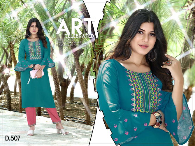 Trisha Ethnic Wear Latest Fancy Kurti With Bottom Collection
