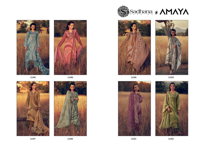 Amaya By Sadhana Jam Cotton Digital Printed Dress Material Orders In India