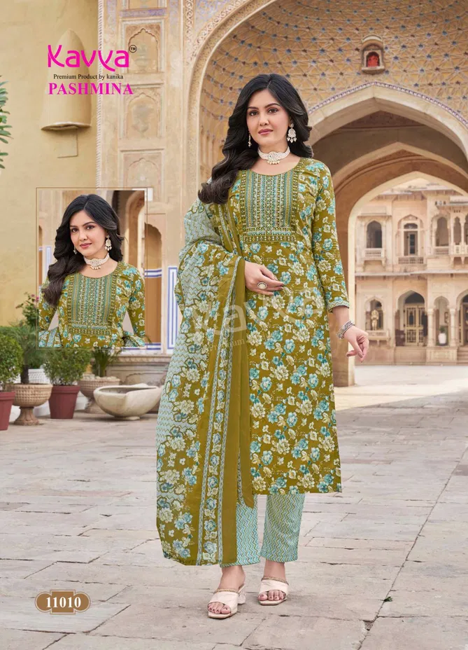 Pashmina Vol 11 By Kavya Kurti Pant With Dupatta Wholesale Market In Surat With Price