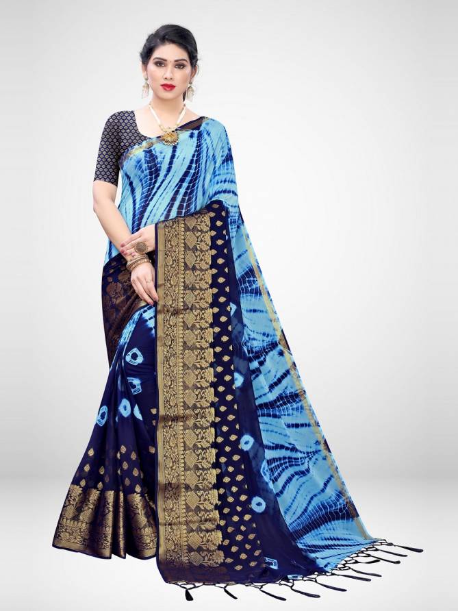 Amber Latest Designer Casual Wear Georgette Saree Collection 