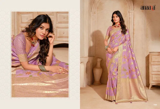 Anaara 7500 By Tathastu Silk Designer Saree Wholesale Shop In Surat