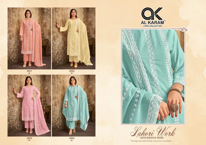 Lahori By Al Karam Pure Cotton Dress Material Suppliers In Mumbai