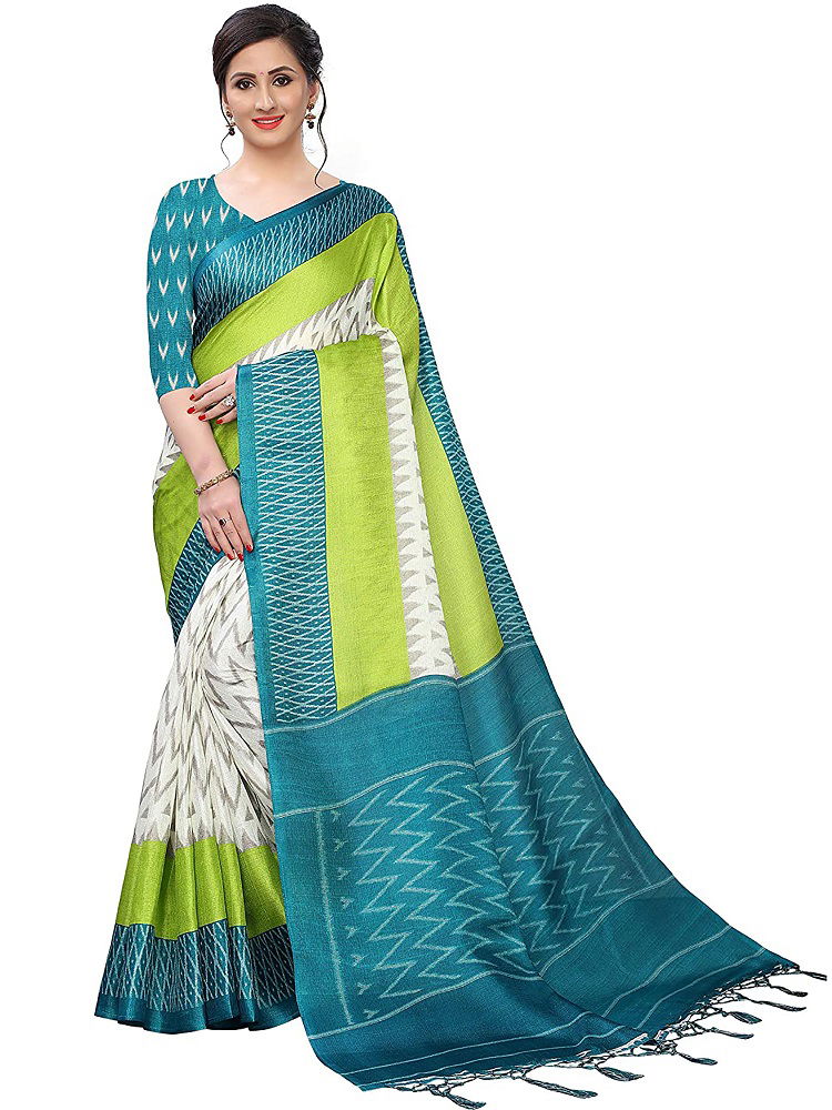 Pf 314 Casual Wear Art Silk Printed Designer Saree Collection
