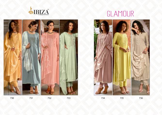 Ibiza Glamour New Collection Of Designer Casual Wear Pure Pashmina Embroidered Salwar Kameez Collection With Pure Jamawar Shawl Jacquard Dupatta 