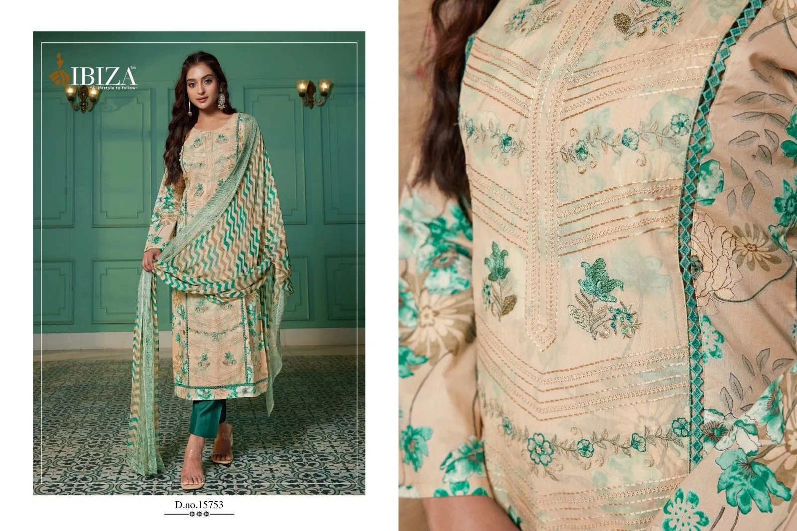 Eleanor By Ibiza Lawn Cotton Designer Salwar Kameez Wholesalers In Delhi