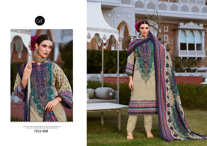 Charizma By Belliza Cotton Printed Dress Material Exporters In India