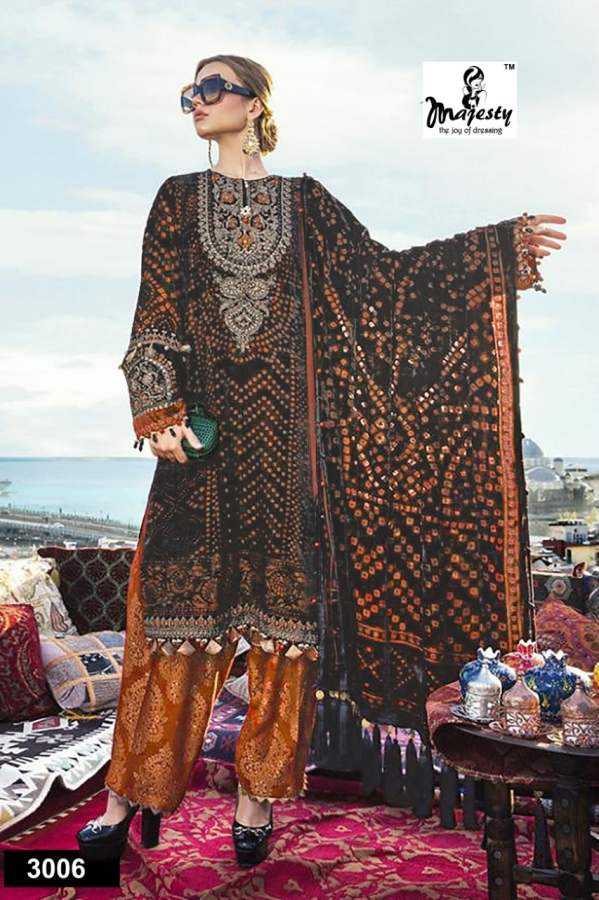 Majesty Maria B Hit 3 Latest Fancy Designer fancy Casual Wear Jam Cotton Pakistani Salwar Suits Collection
