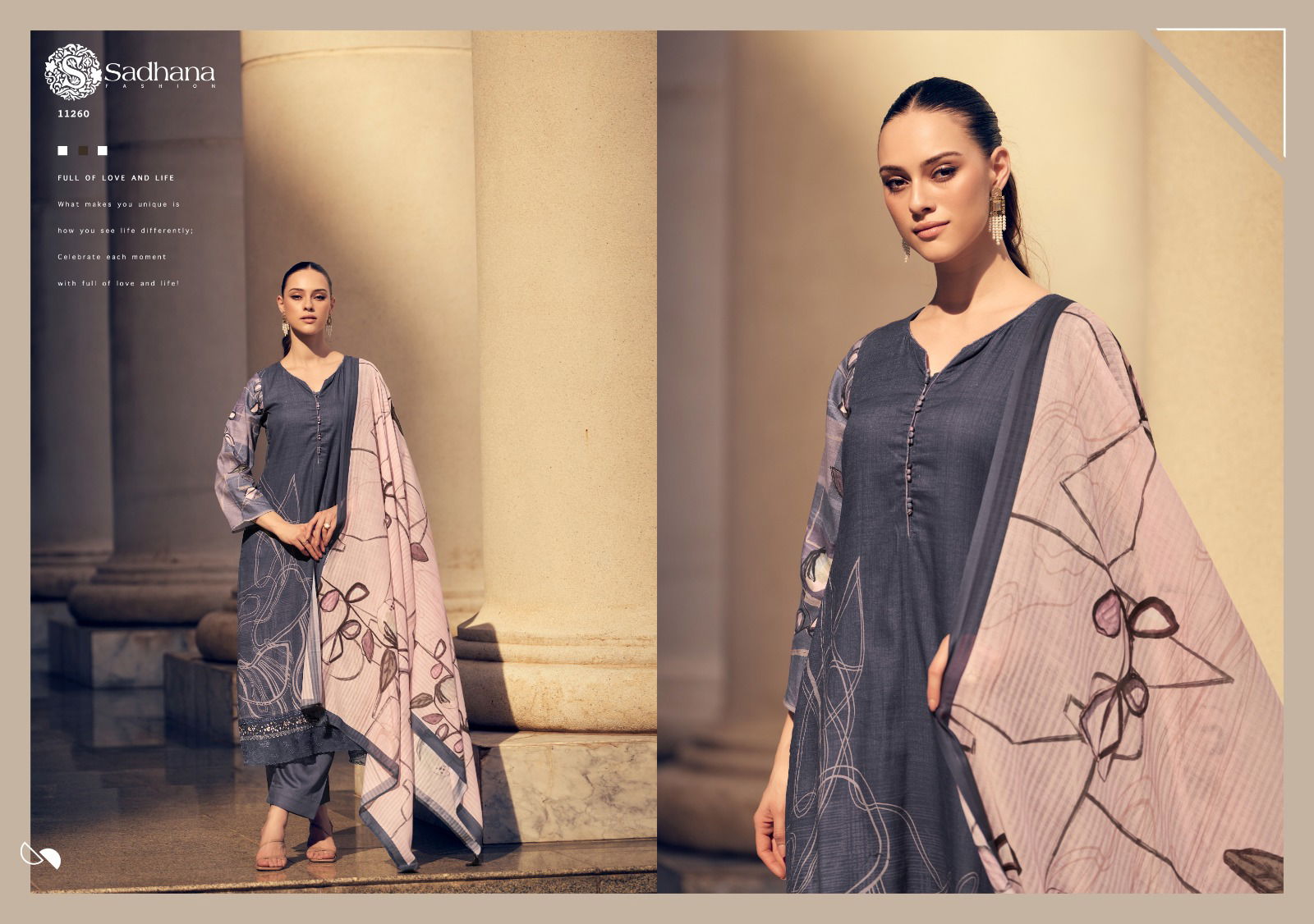 Zayan By Sadhana Jam Cotton Digital Printed Dress Material Exporters In India