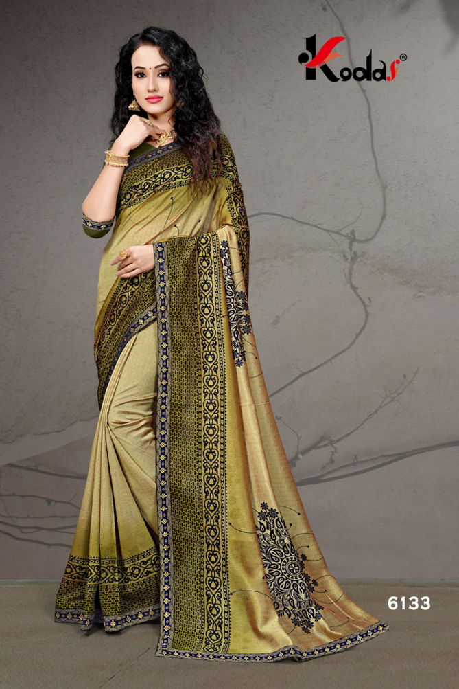 Gamer go 3 Daily Wear Printed Vichitra Silk Saree collection 