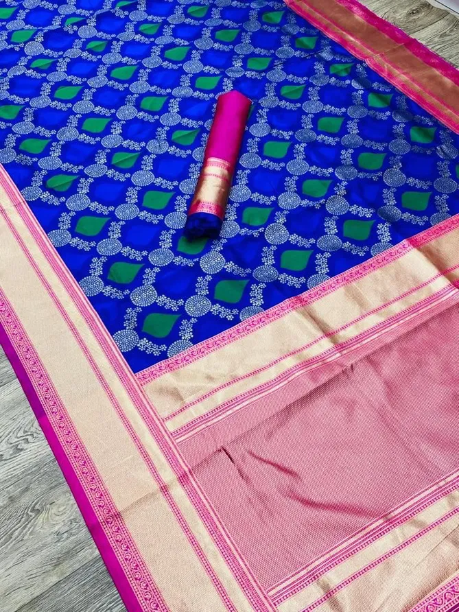 KT 53 Banarasi Soft Silk Wedding Wear Saree Wholesale Shop In Surat