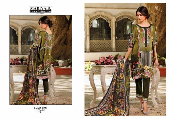 Mariya B Lawn Collection Edition 3 Latest fancy Designer Pure Lawn Cotton Karachi Dress Material Collection
