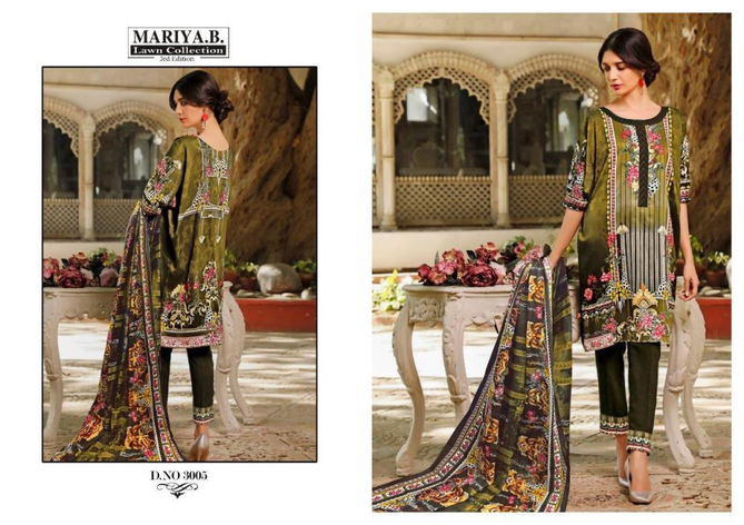 Mariya B Lawn Collection Edition 3 Latest fancy Designer Pure Lawn Cotton Karachi Dress Material Collection
