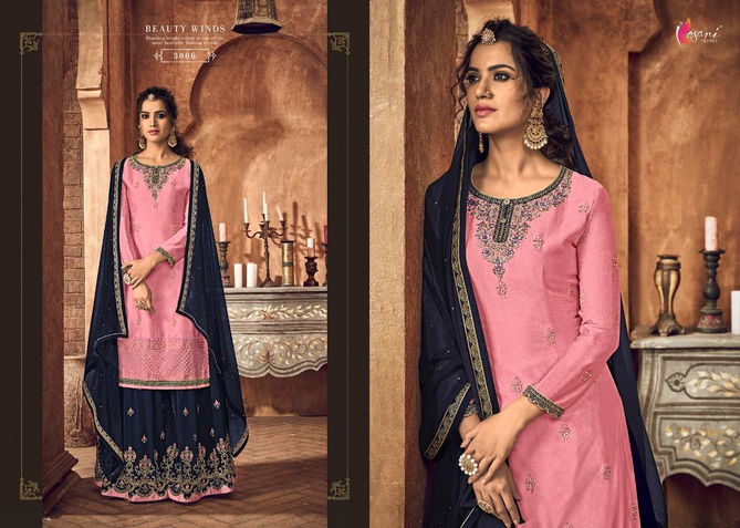 Kesari Taj Latest Heavy Designer Real Georgette With Embroidery Work With Diamonds Suit Collection 