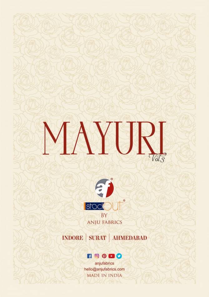 Mayuri Vol 3 By Af Kurti Pant With Heavy Dupatta Catalog