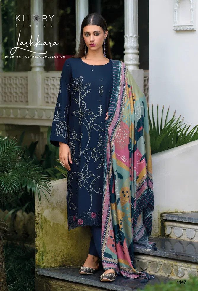 Lashkara By Kilory Pashmina Slawar Kameez Exporters In India