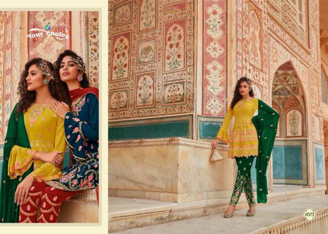 Y.c Maria B 2 Latest Fancy Festive Wear Blooming Georgette With Heavy Embroidery Work Designer Salwar Suits Collection
